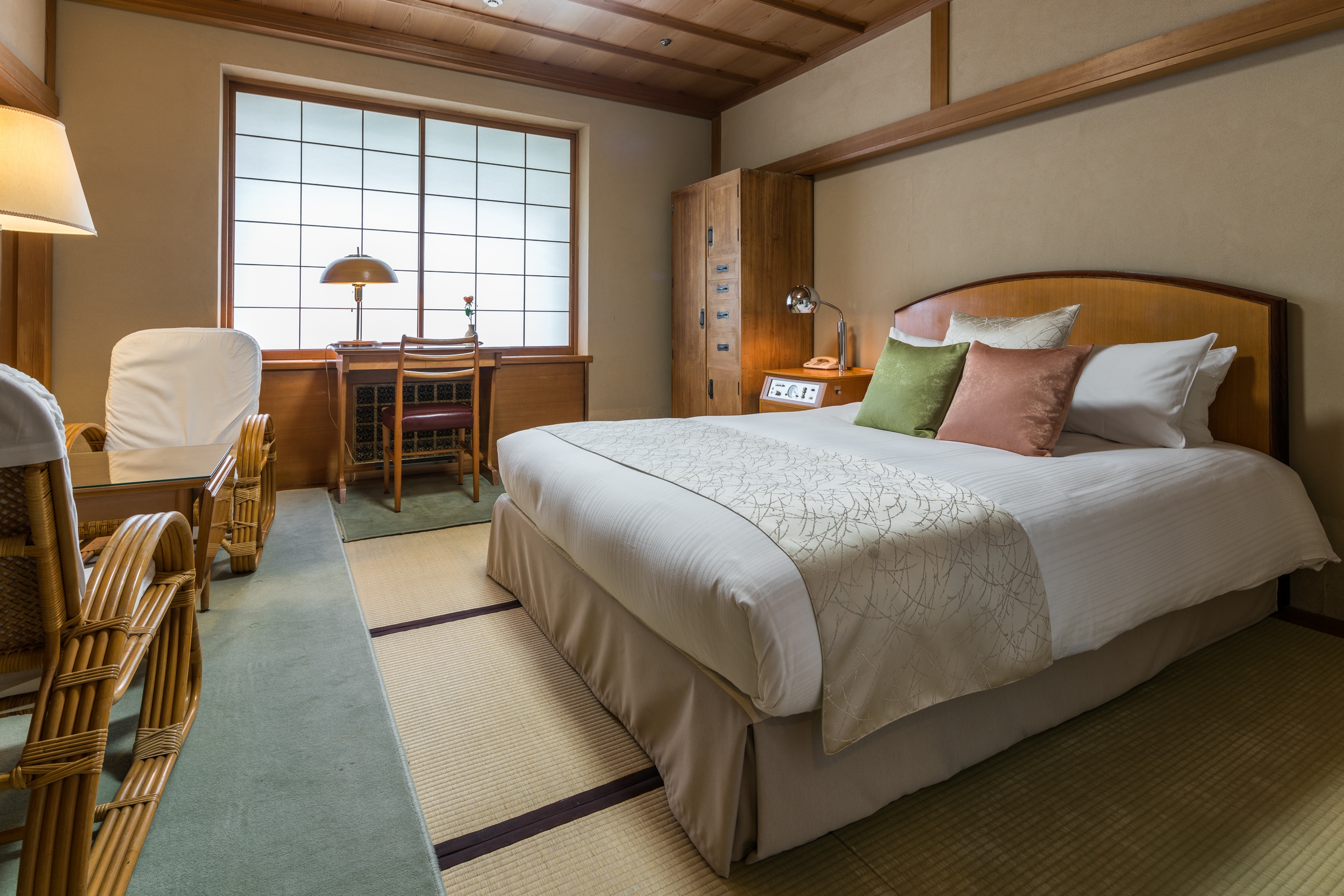 Kamar double bergaya Jepang