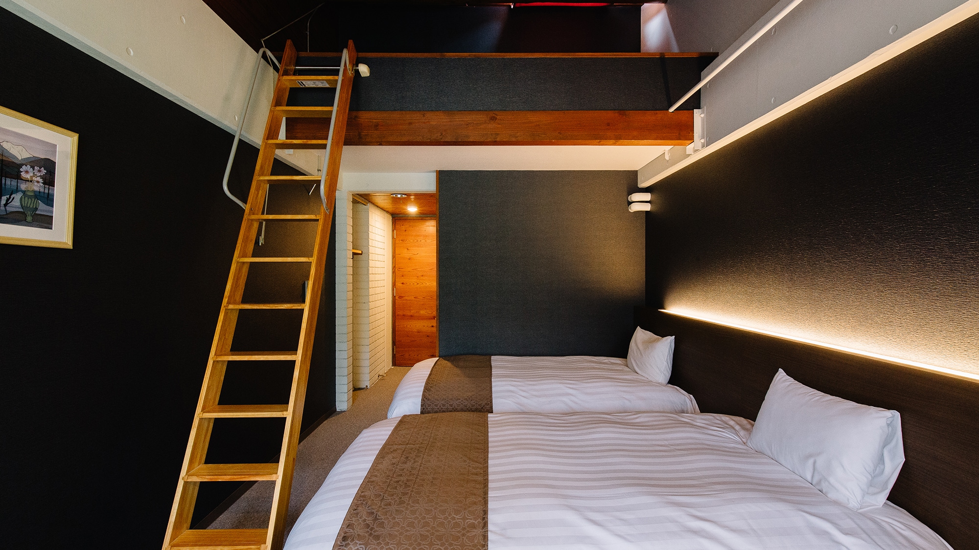 [Twin room with loft / No smoking] Popular with children ♪