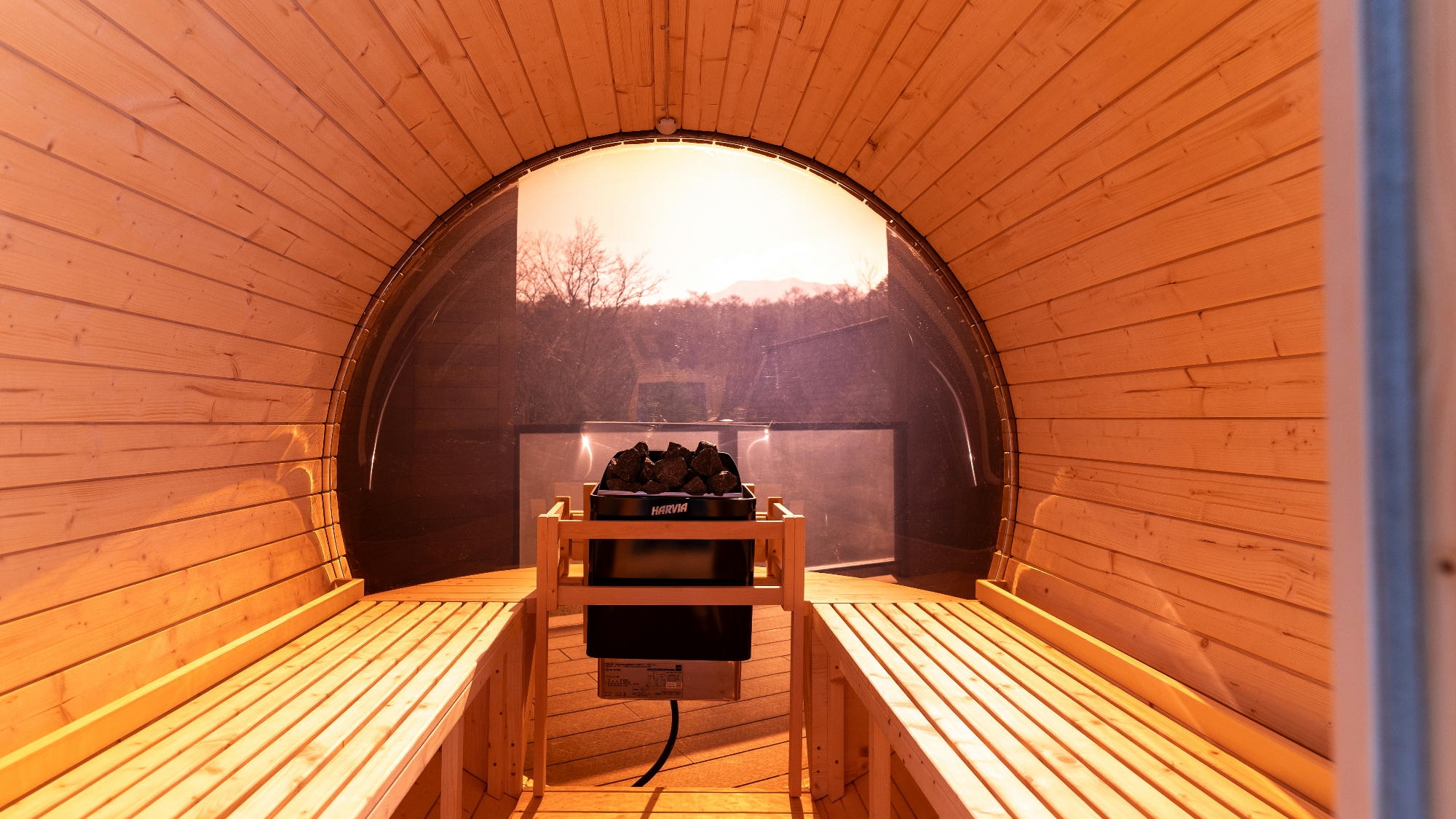 Twin room with barrel sauna and open-air bath [Capacity: 2 adults]