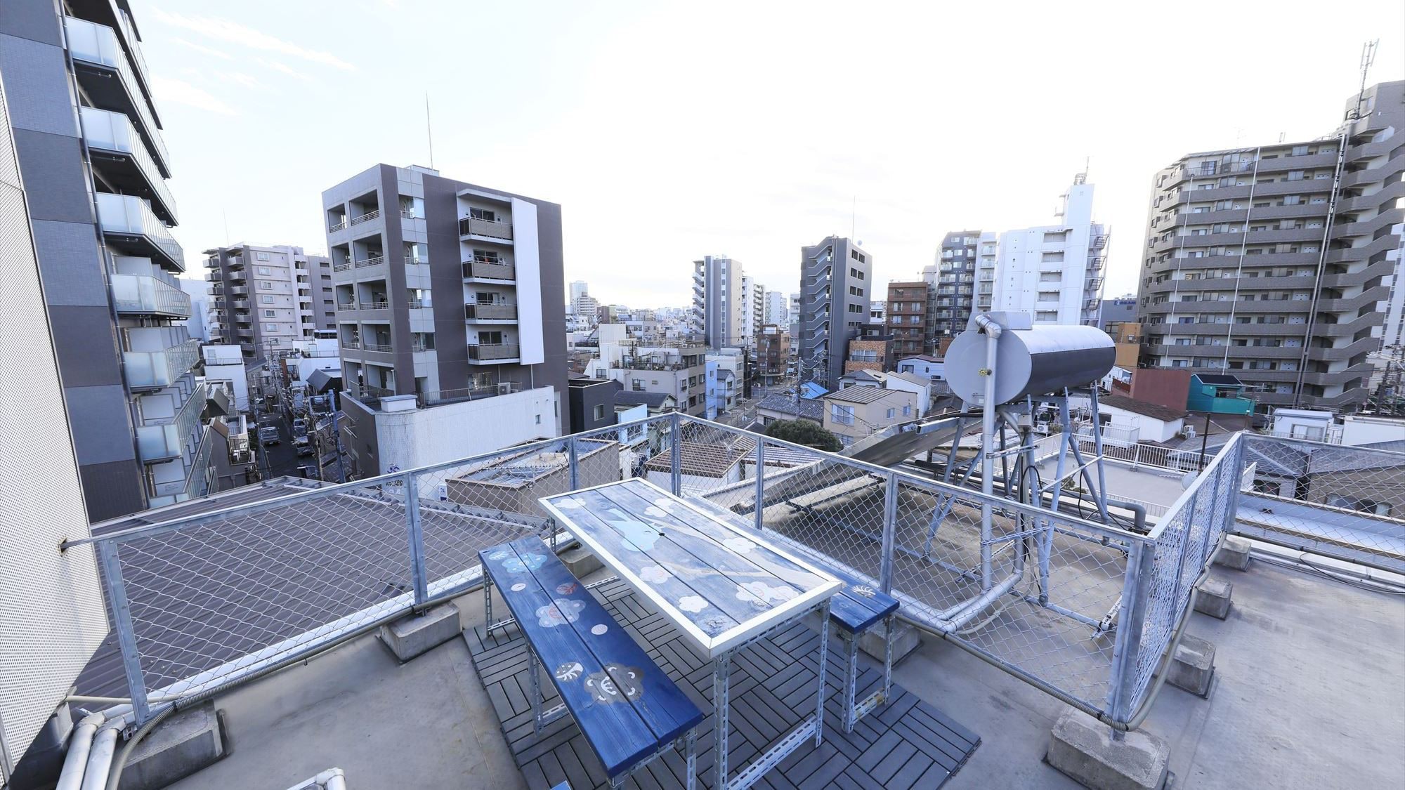 [Sky Terrace] You can see the downtown area of Minowa