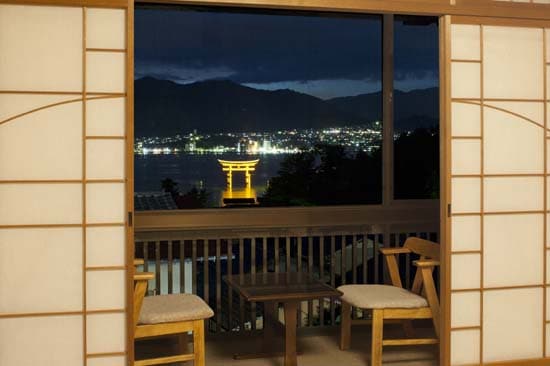 海側客室夜景