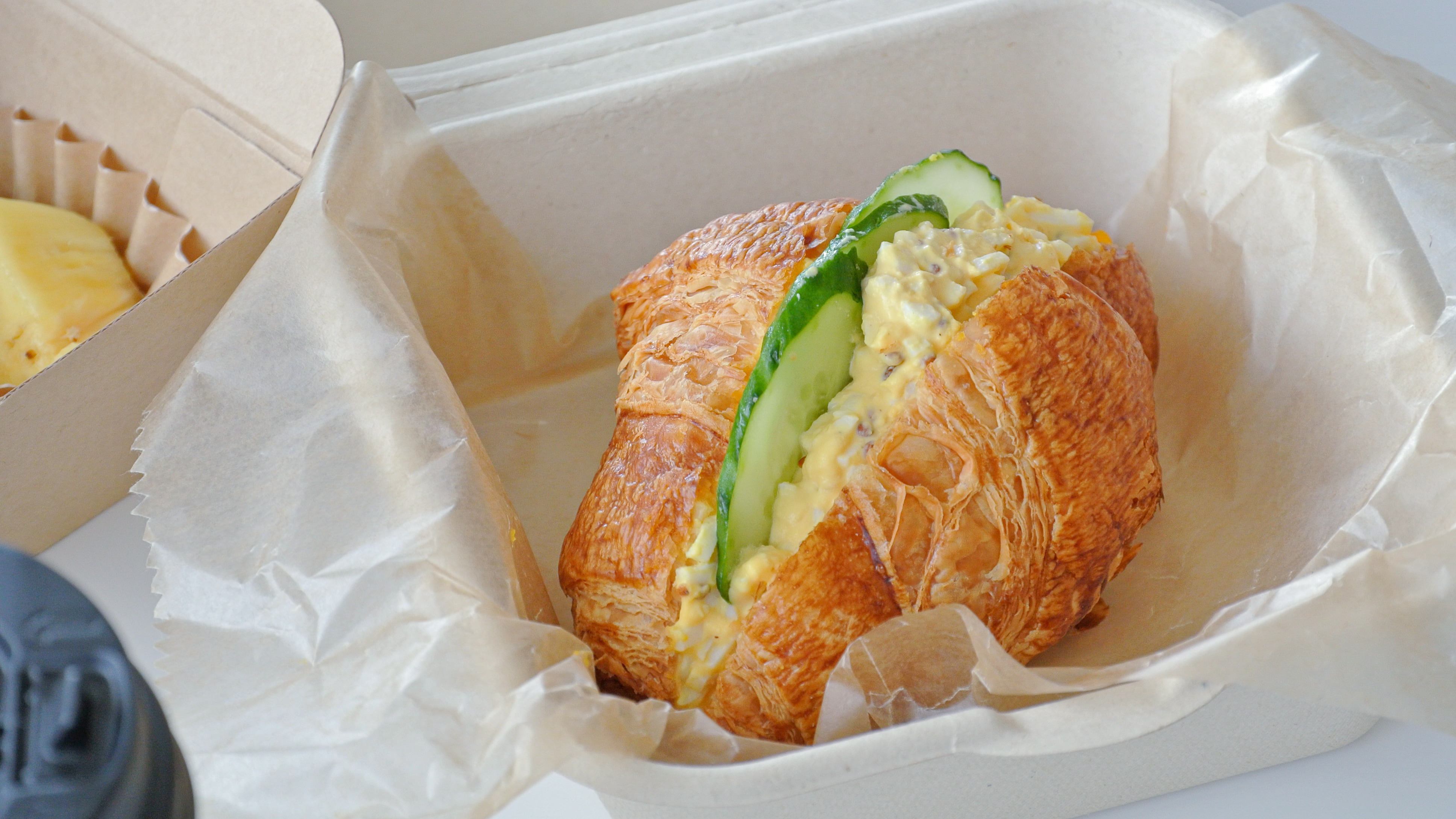 Homemade sandwich box with daily specials