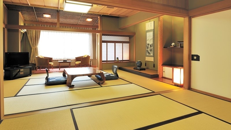 Japanese-style room 10 tatami mats + 6 tatami mats + terrace / bath / toilet