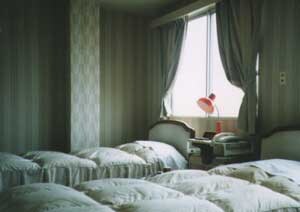 Indoor example: New building twin room