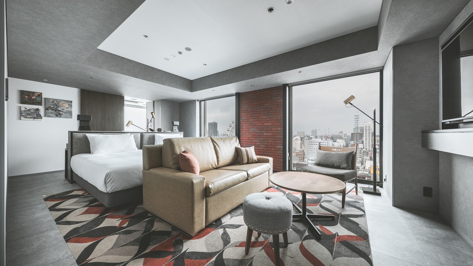 Phòng Deluxe Corner Twin (41,3㎡)