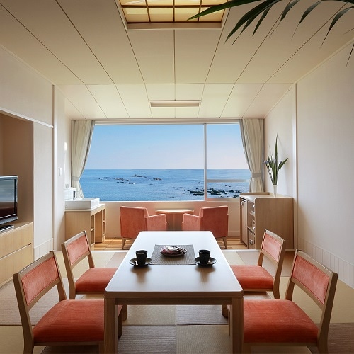 [Non-smoking] Upper floors, Ryukyu tatami, Japanese-style room, 10 tatami mats (pets not allowed)