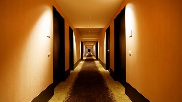 Guest room corridor