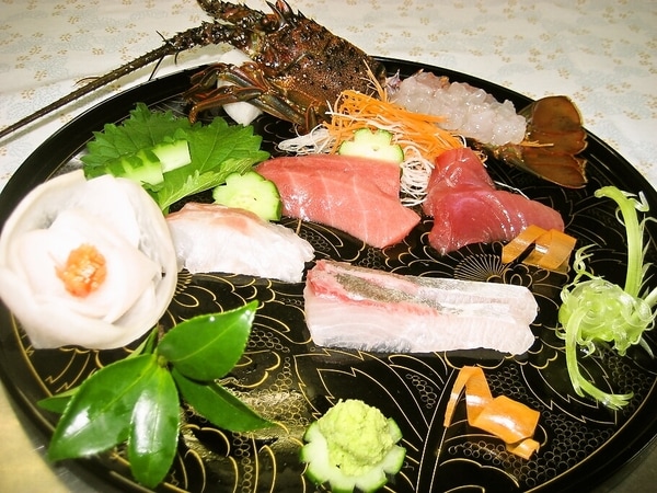 Assortment of 5 types of spiny lobster