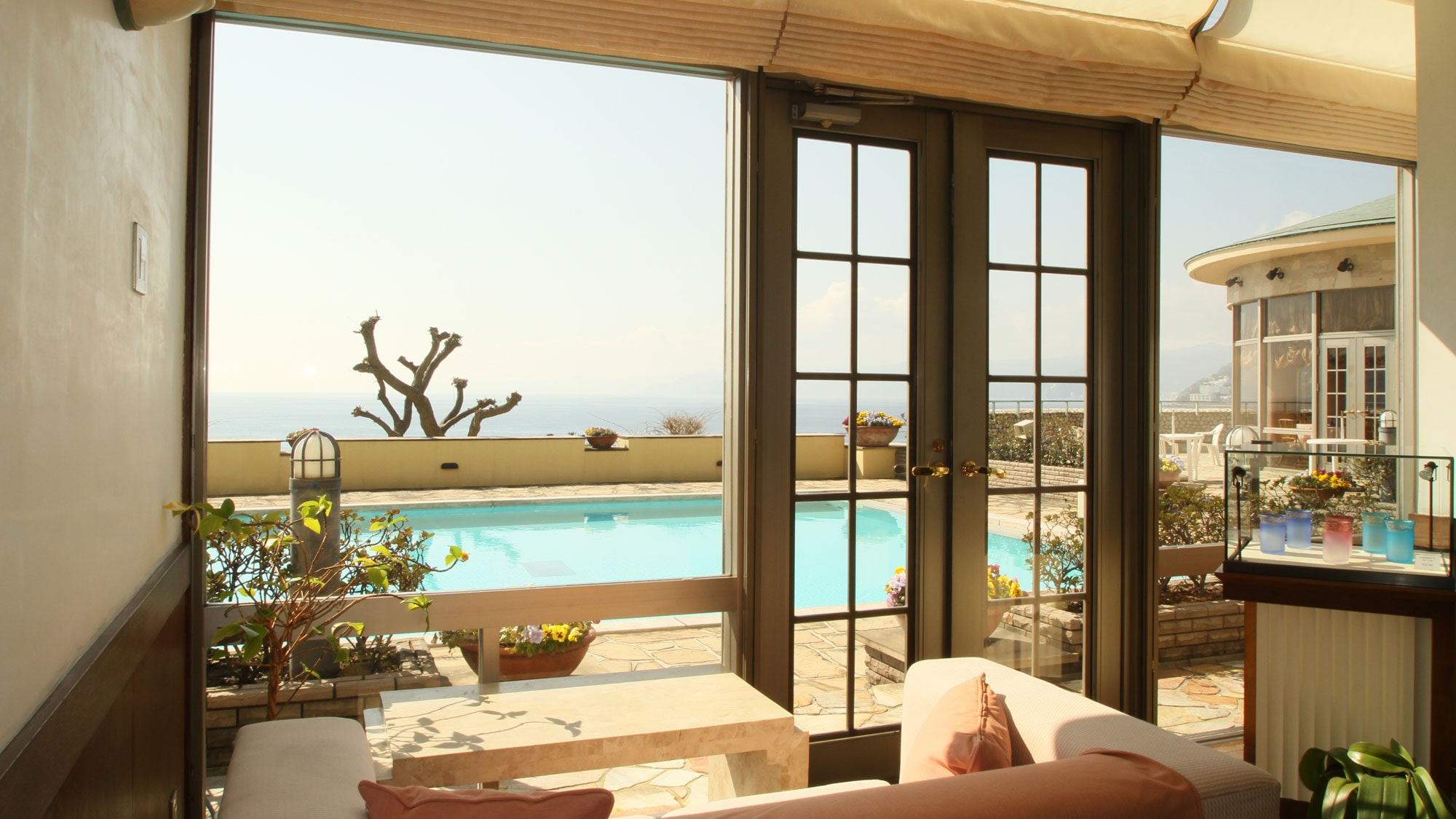 View from the lobby lounge