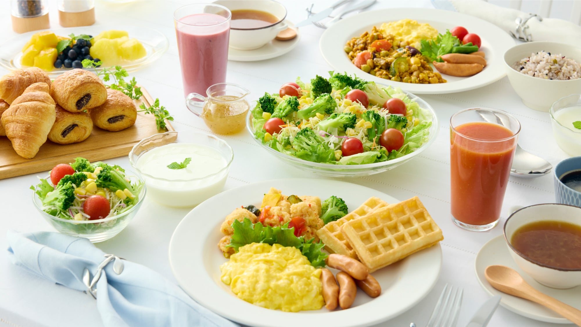 1日を彩る幸せな朝時間を～季節で楽しむバランスビュッフェ～