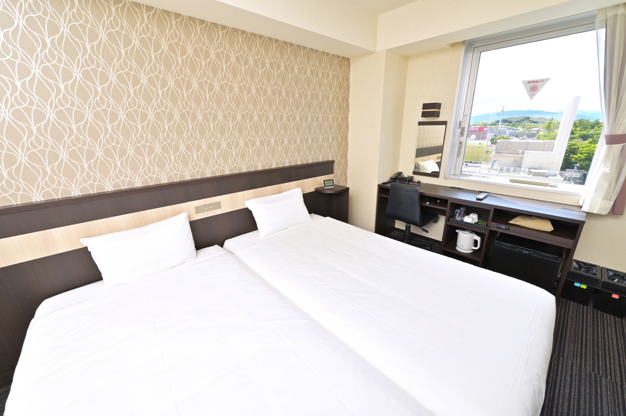 [Kamar twin] Dua tempat tidur single dengan lebar 100 cm (maksimal 2 orang)