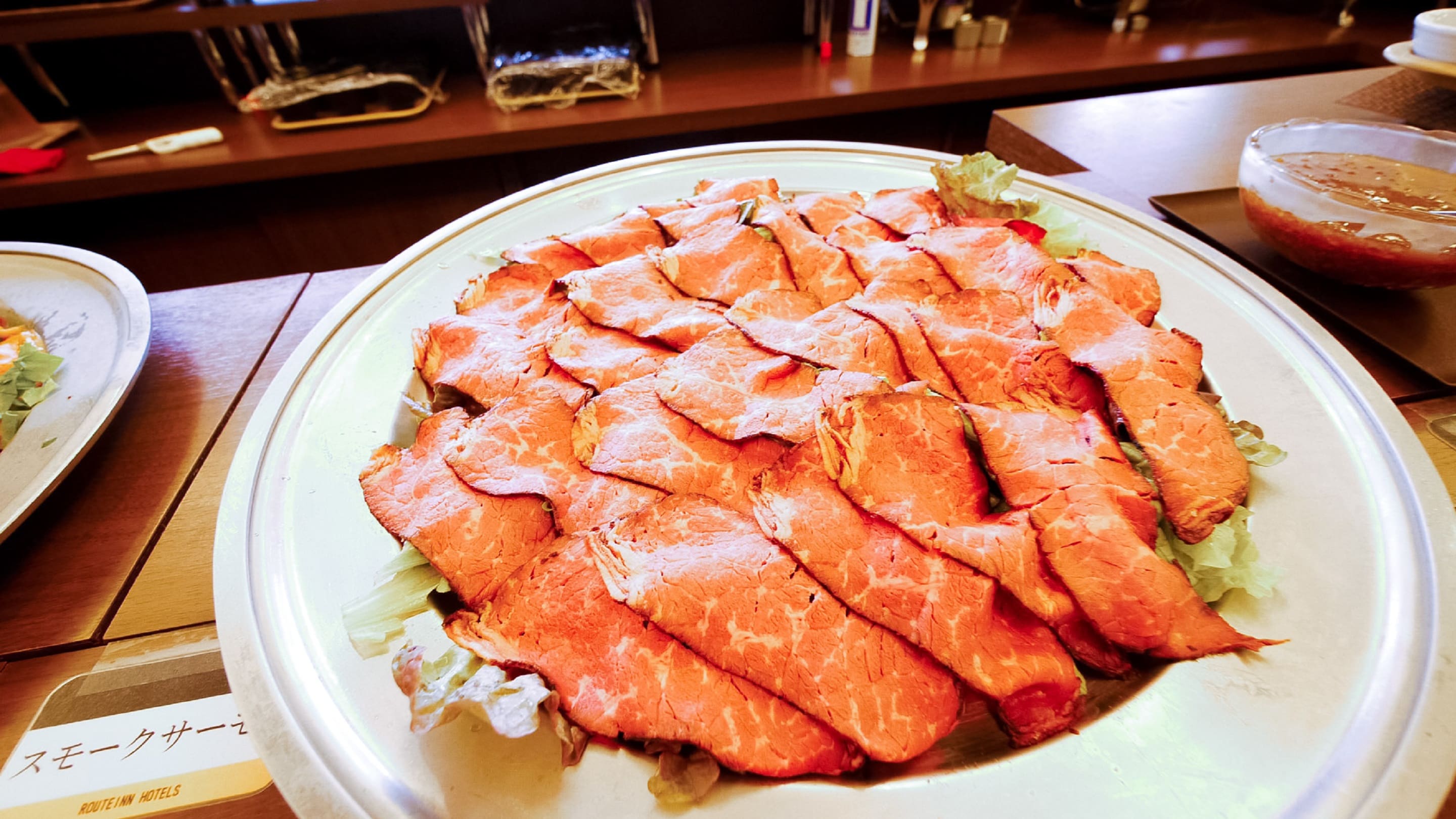 Buffet dinner example (roast beef)