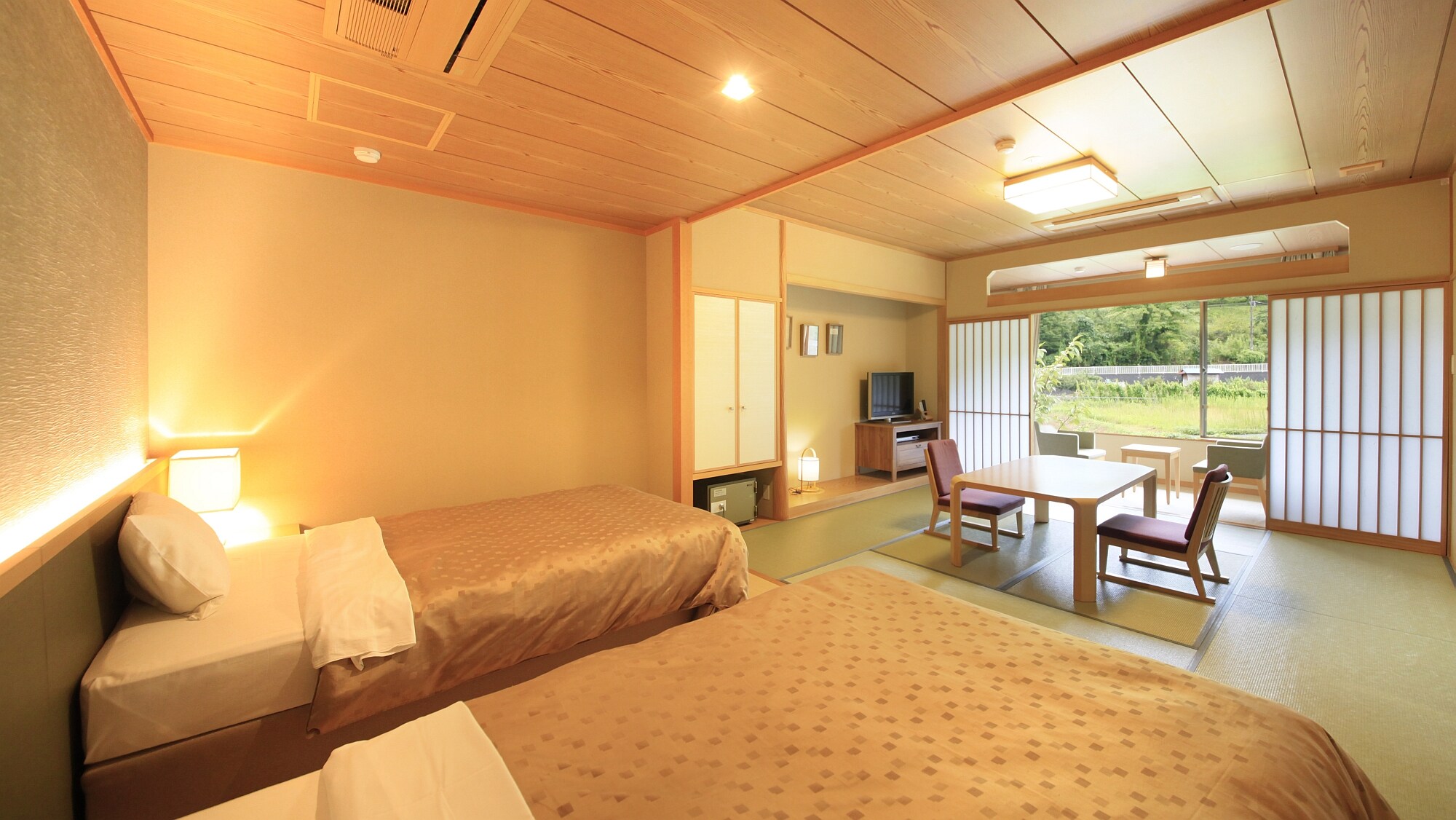 An example of a modern Japanese-style room