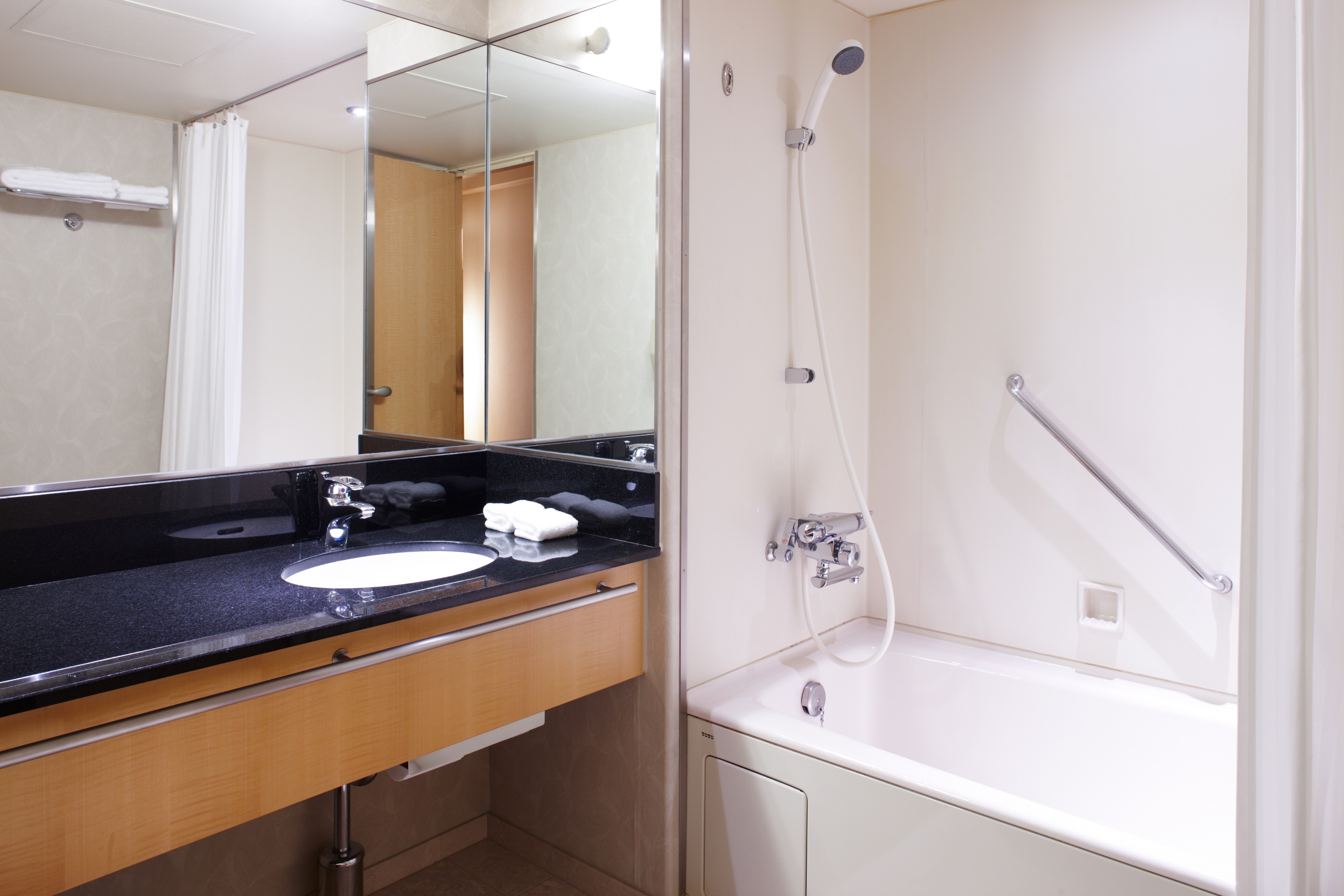 Premium twin bathroom