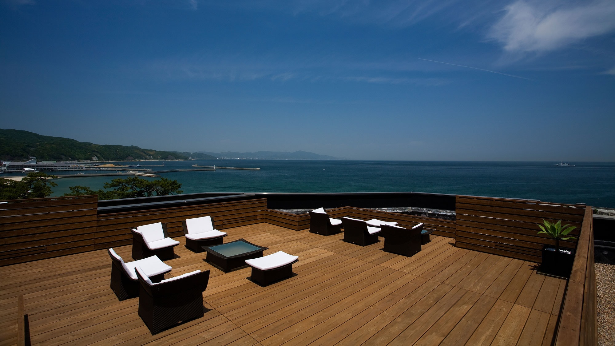 View from the Stellar Rooftop Terrace