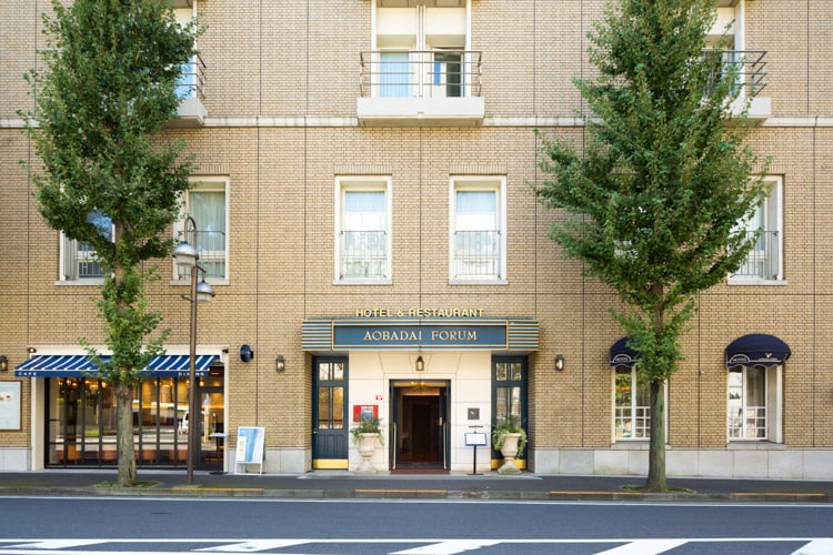 Hotel front exterior