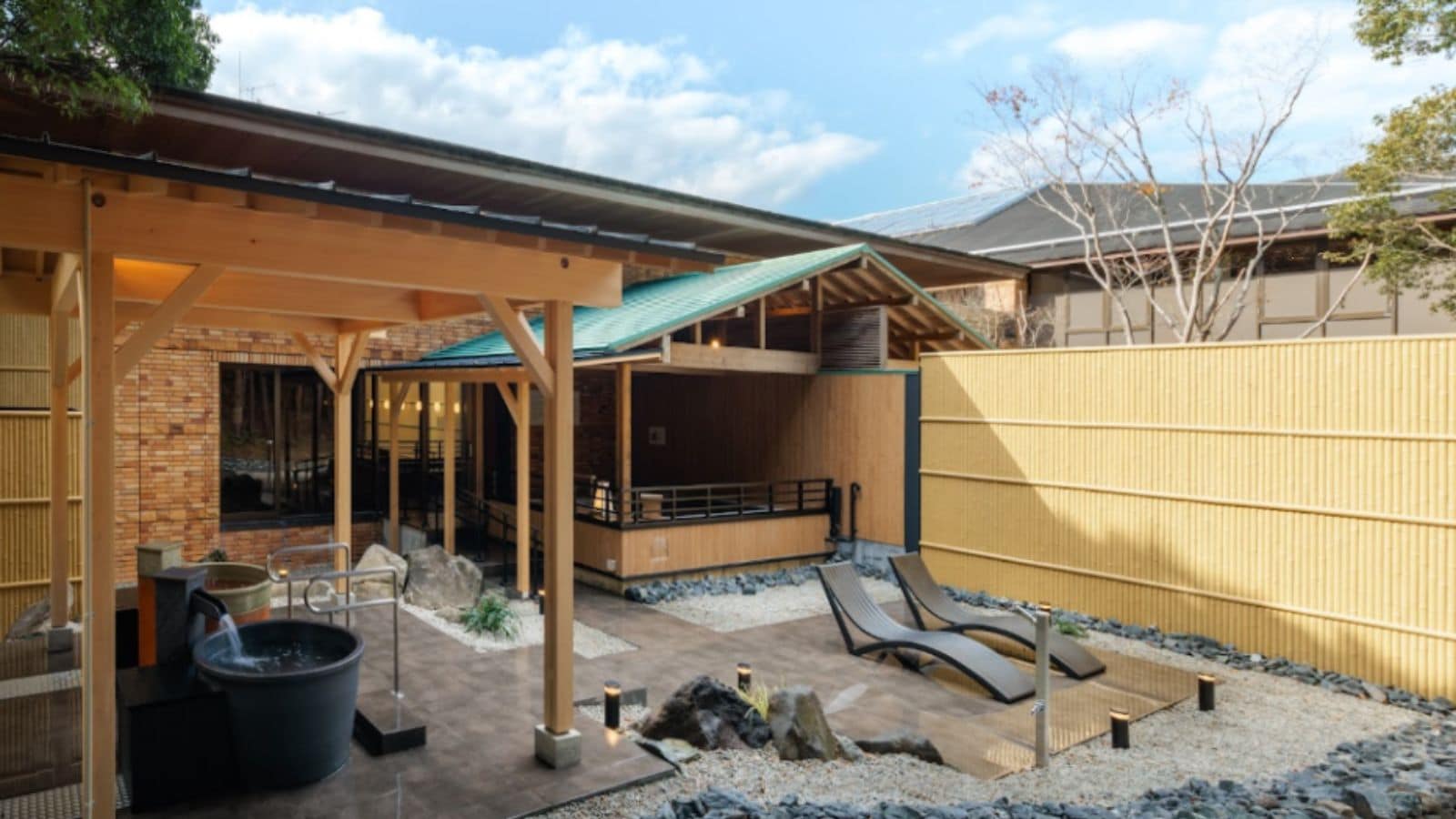 解放感のある露天風呂