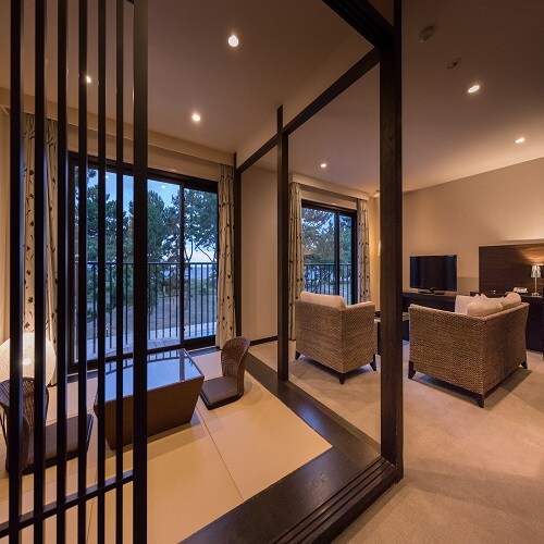 Kamar Deluxe suite dengan kamar bergaya Jepang, kamar bebas rokok
