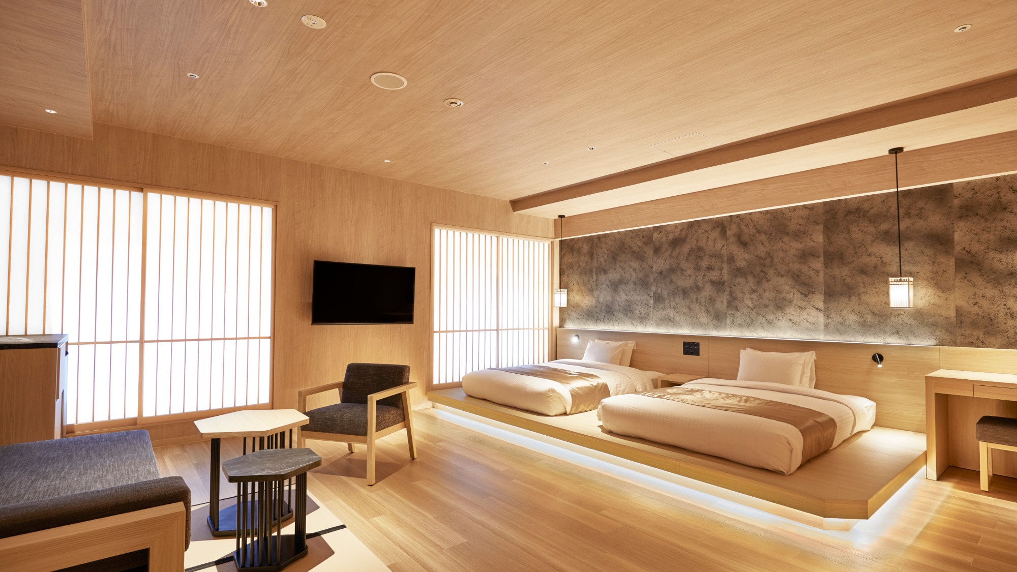 [Kamar Eksekutif Lantai Mewah Twin]