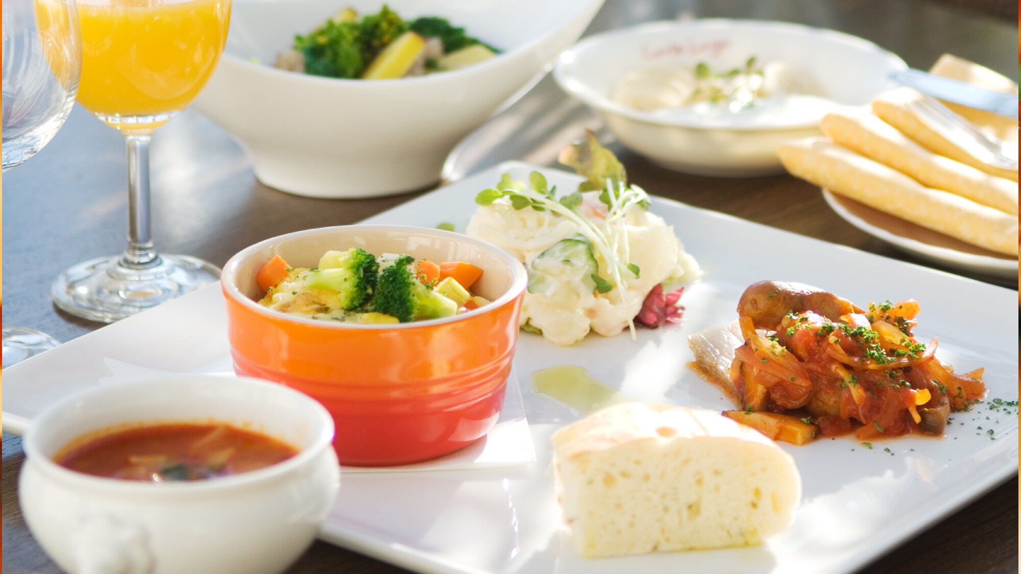 ■Gambar Sarapan [Roti quiche sayuran organik, dll.]
