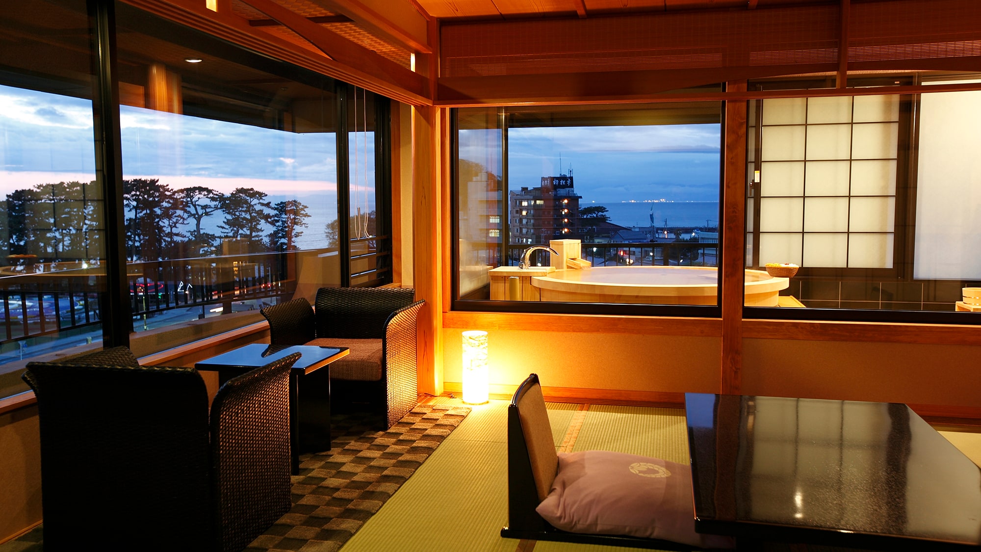 VIP room with open-air view