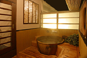 Guest room with open-air bath Shosenkyo