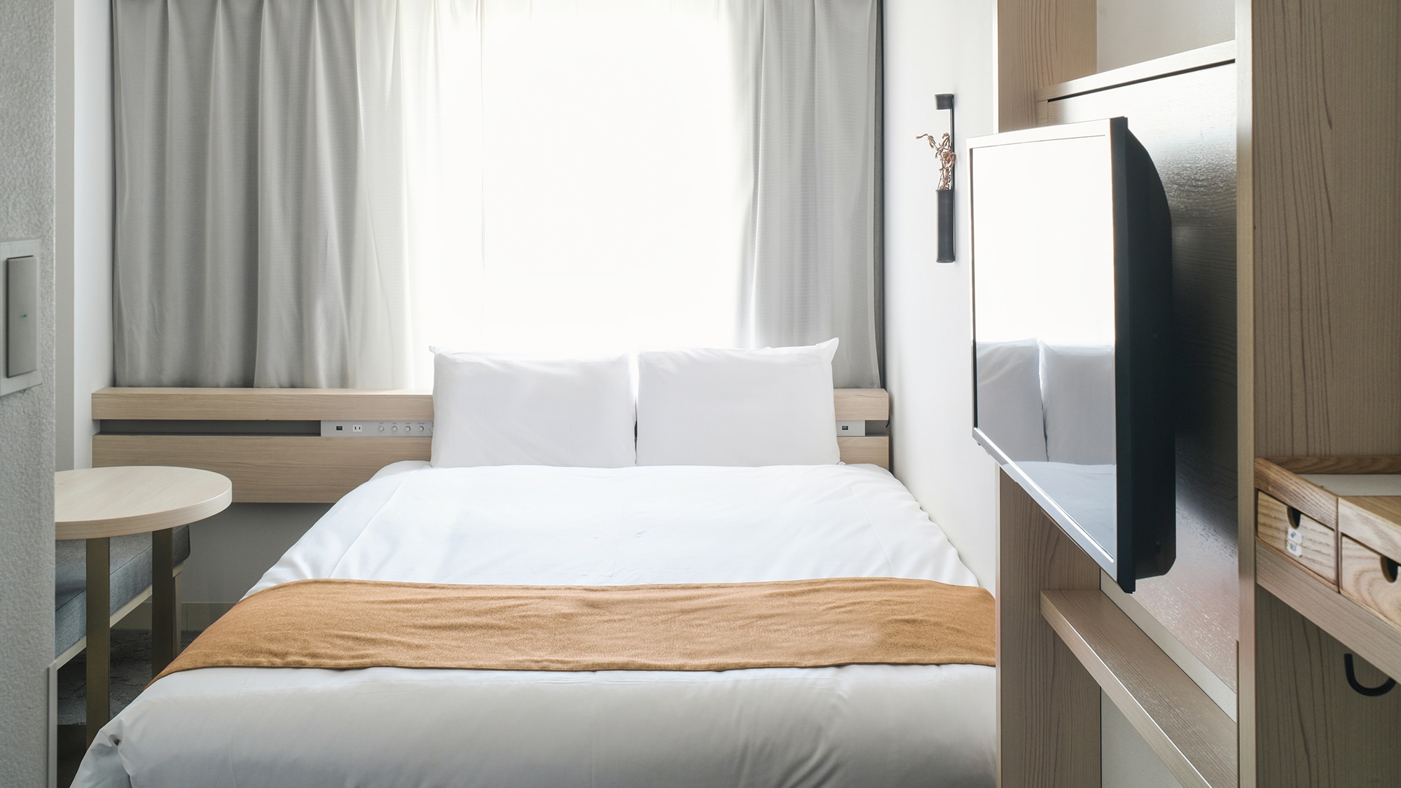 [Phòng đôi tiêu chuẩn] Diện tích khoảng 17 m², giường 150 cm x 1