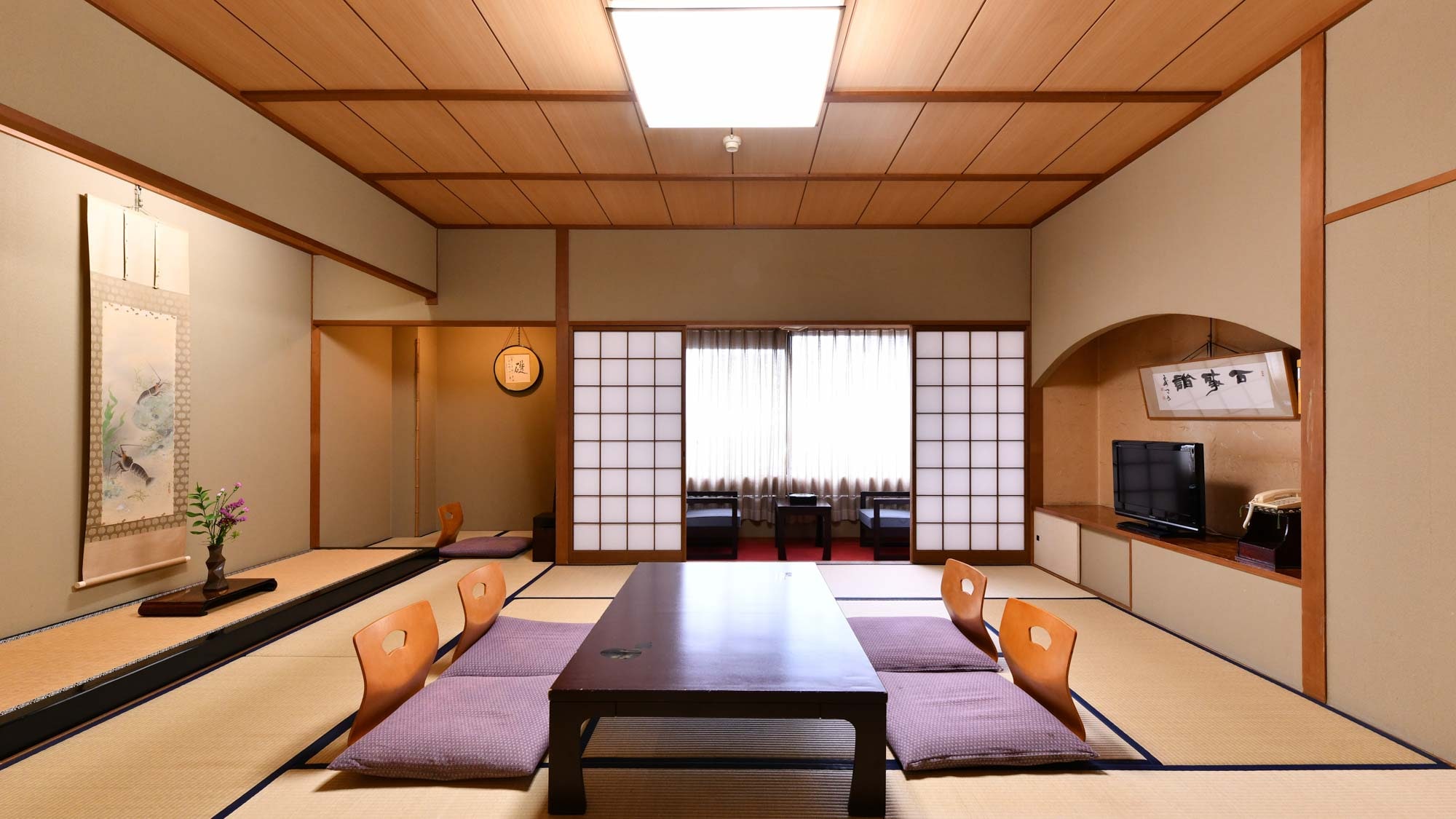 Example of guest room | Houraku Japanese-style room 13.5 tatami mats