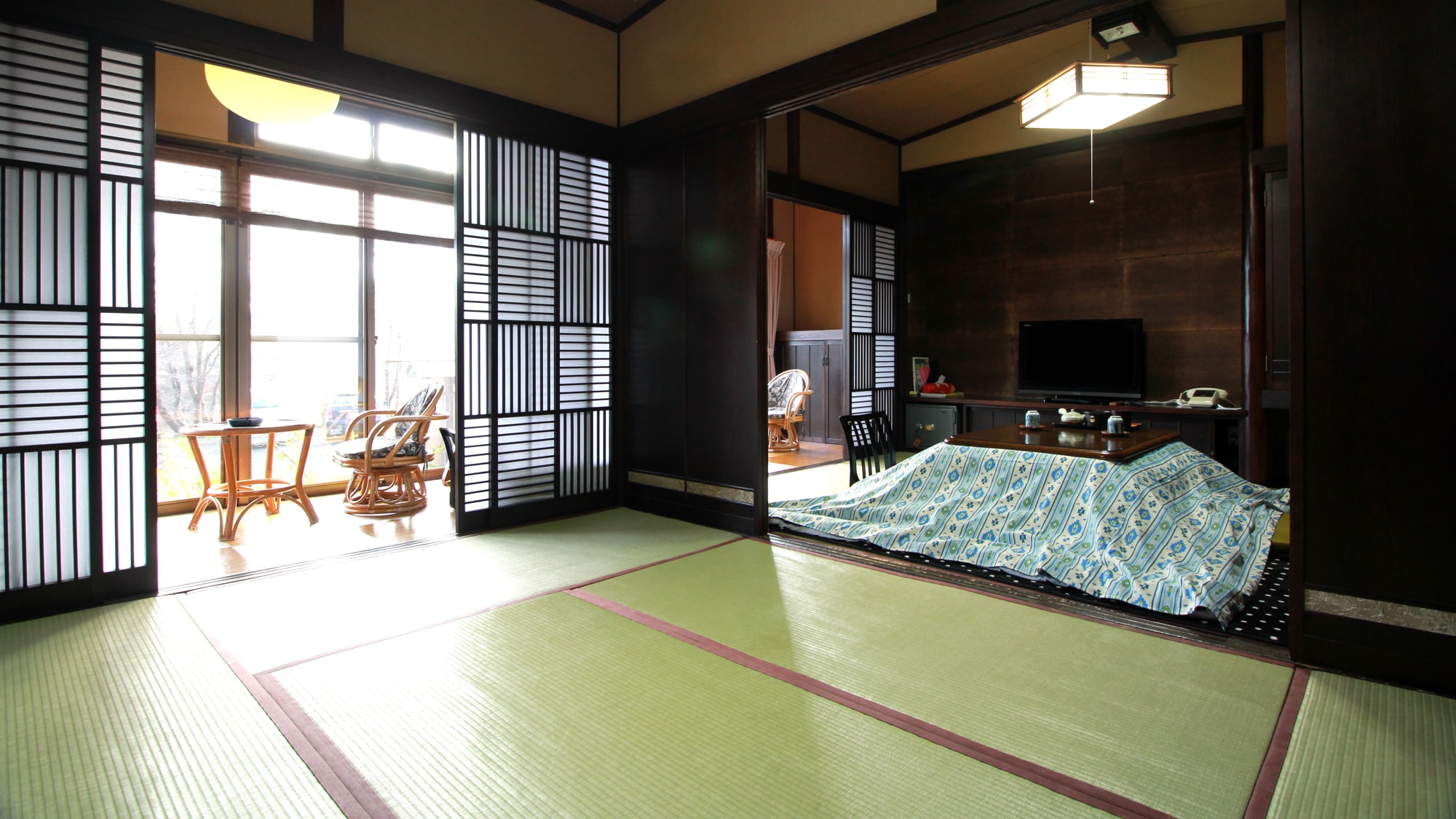 #2 x 6 tatami mat rooms: Stretch out and relax in our spacious 2 x 6 tatami mat Japanese-style rooms.