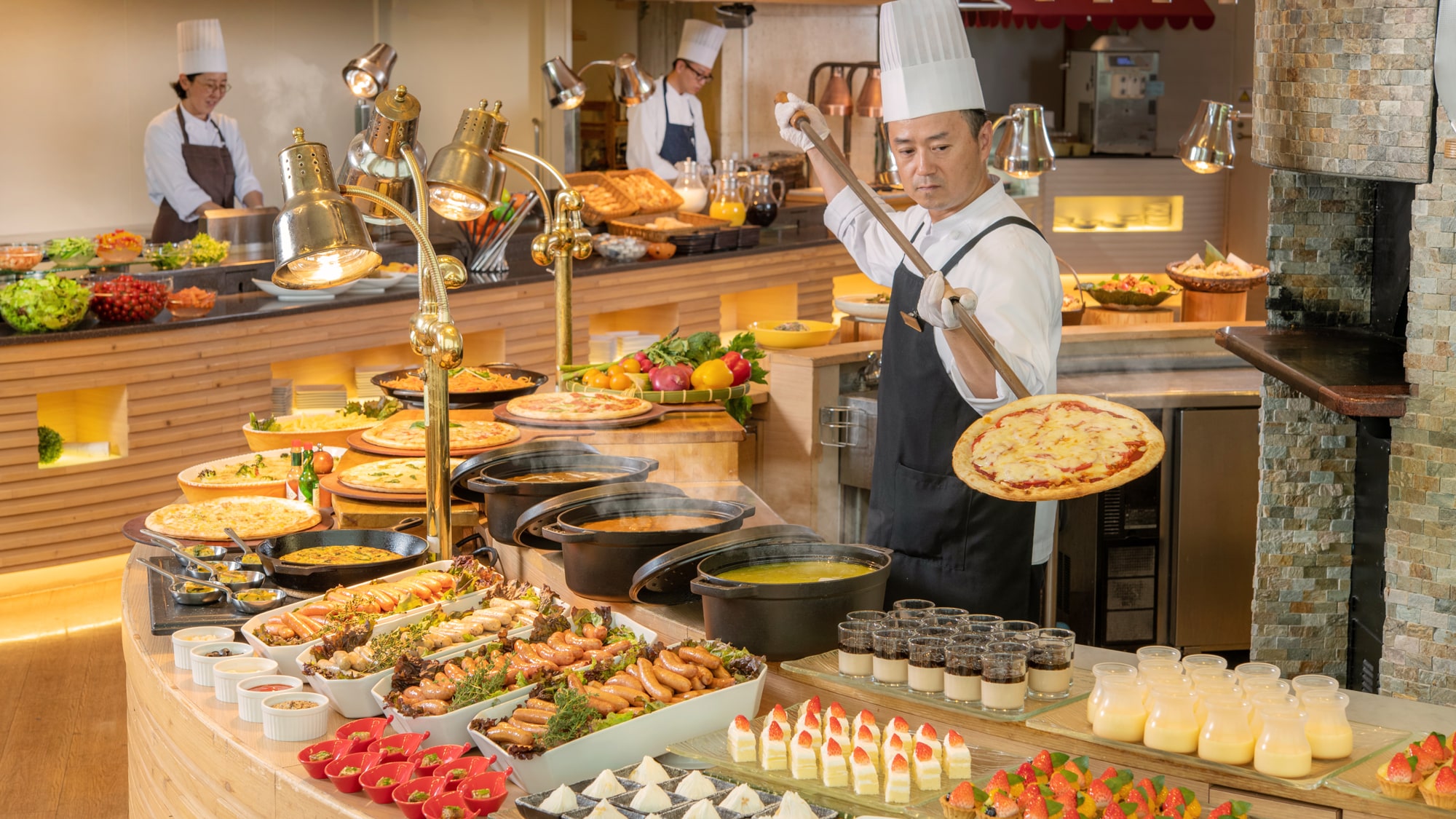 Restaurant / dinner buffet example