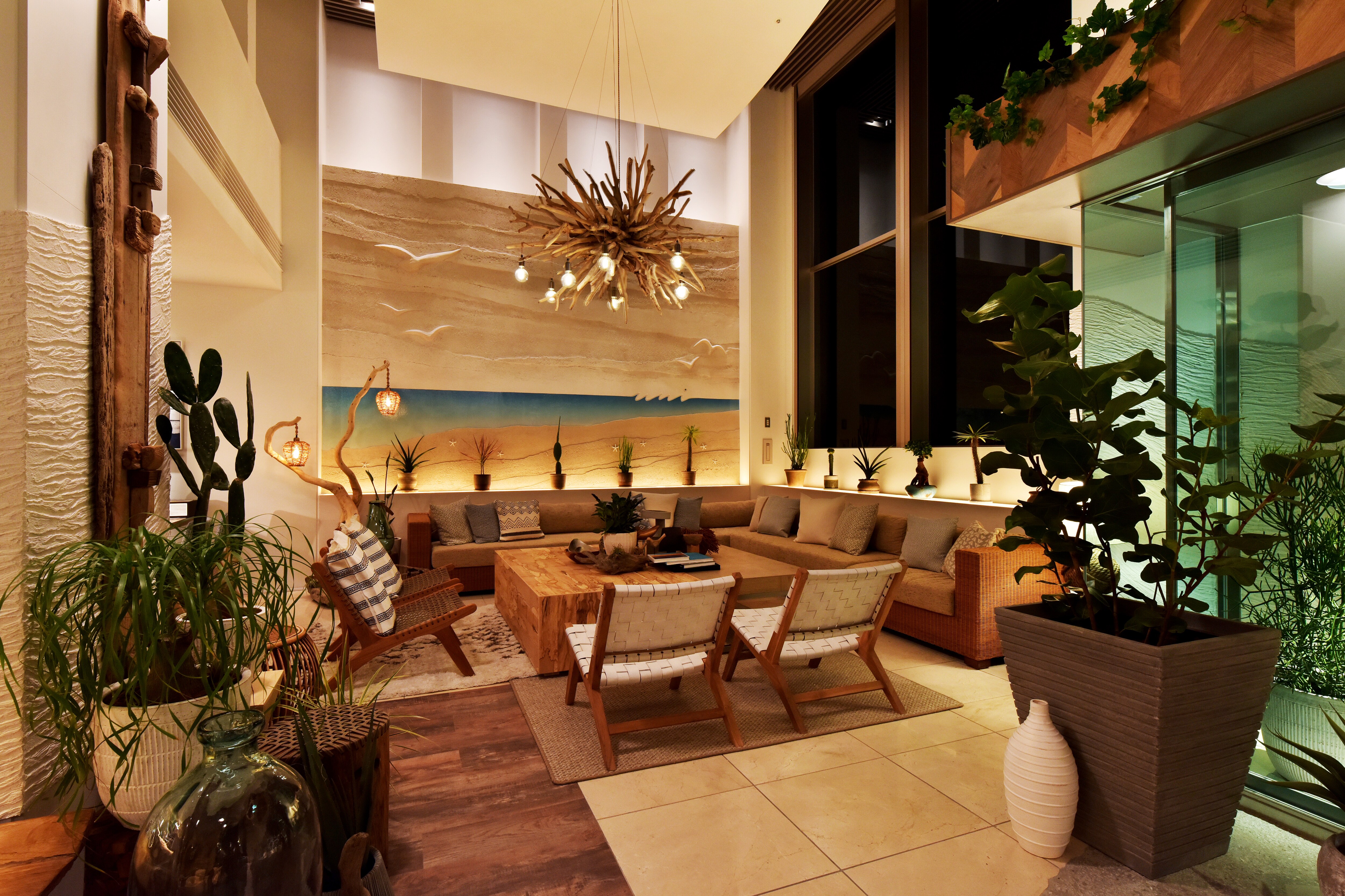 大堂沙发（夜晚）