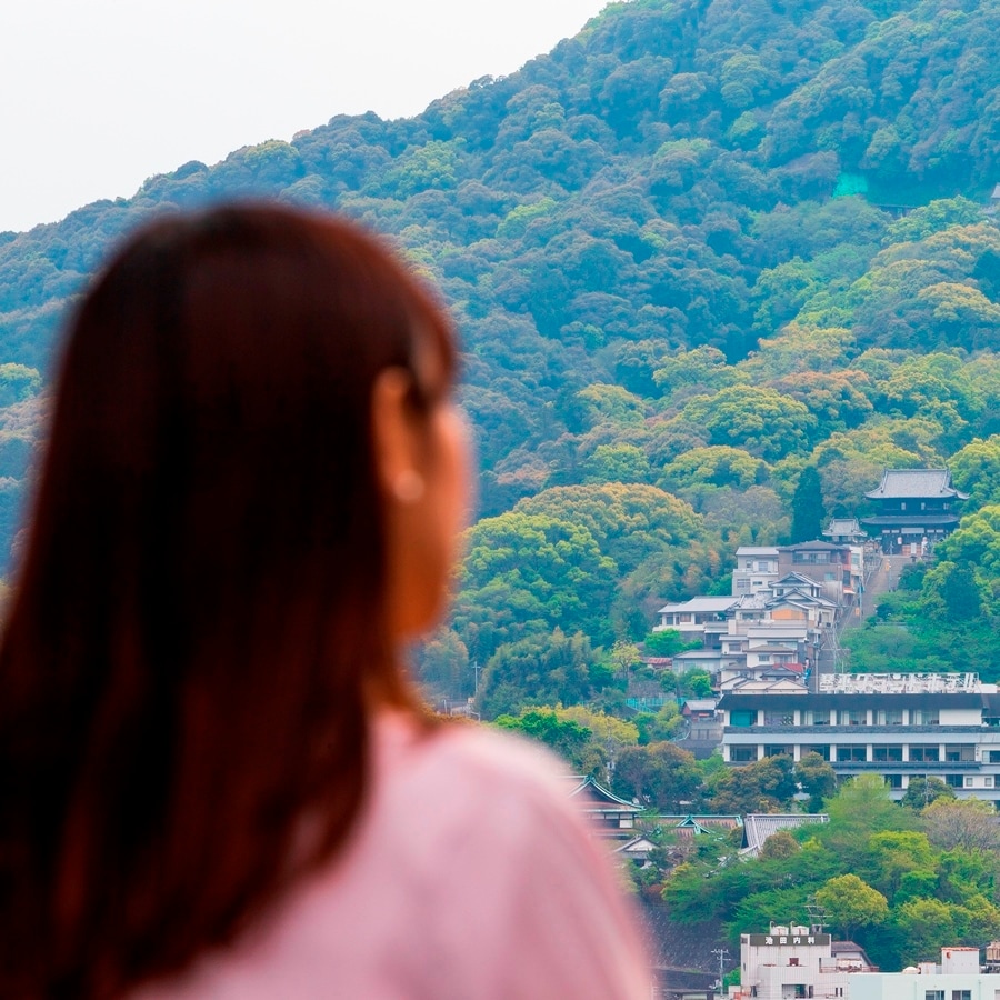 You can also see the Kintohiragu Shrine from the hotel.