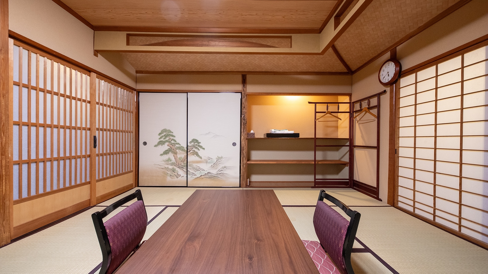 [Akebi] Main house guest room 1st floor_Japanese-style room 9 tatami mats Relaxing Japanese-style room