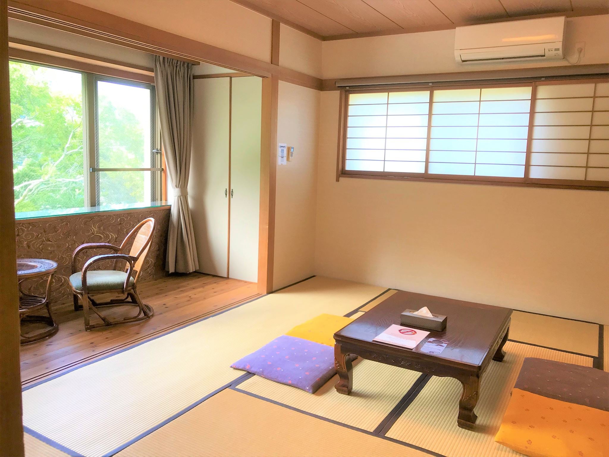 Superior Japanese-style room with 10 tatami mats and a view JPN Ensuite
