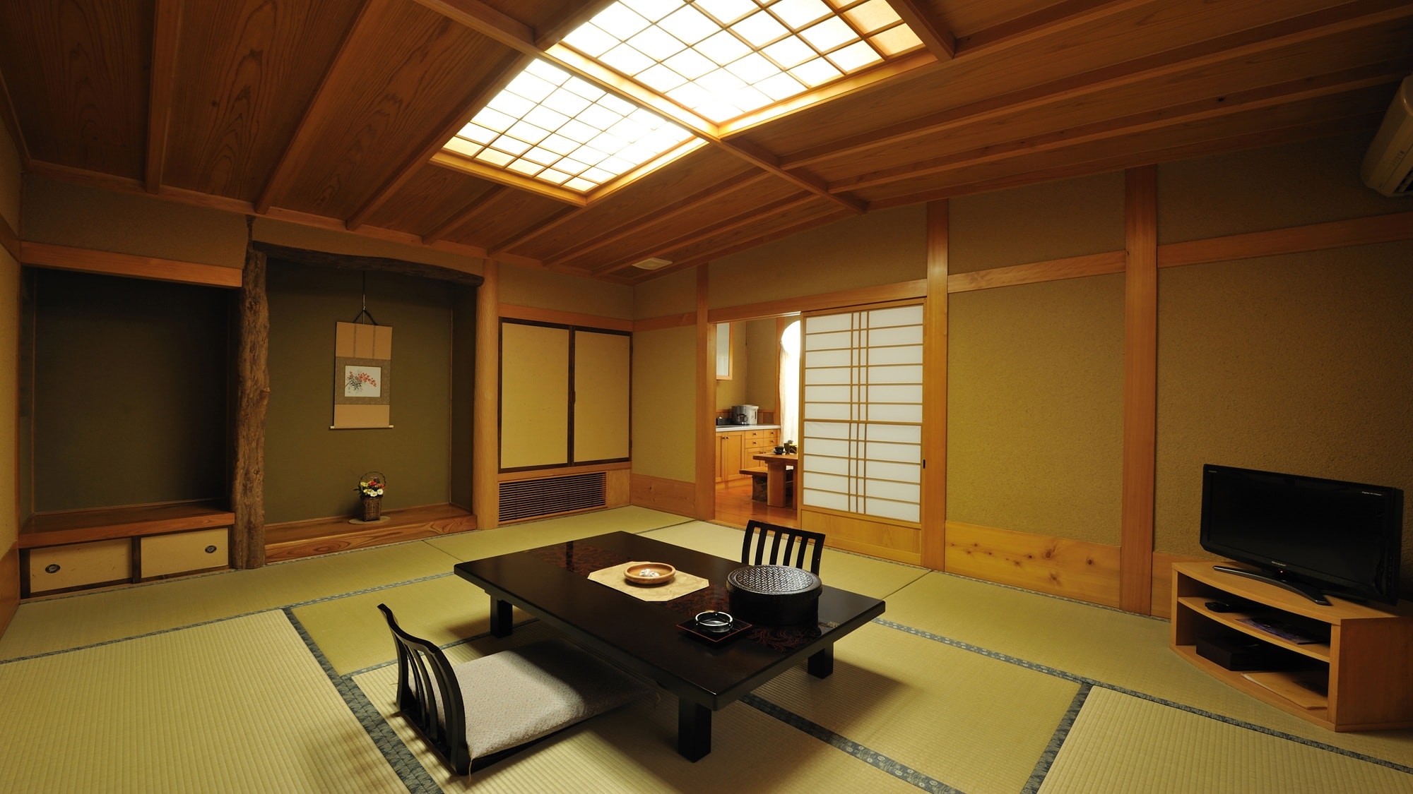 Detached guest room [Reiho] 10 tatami Japanese-style room with open-air bath