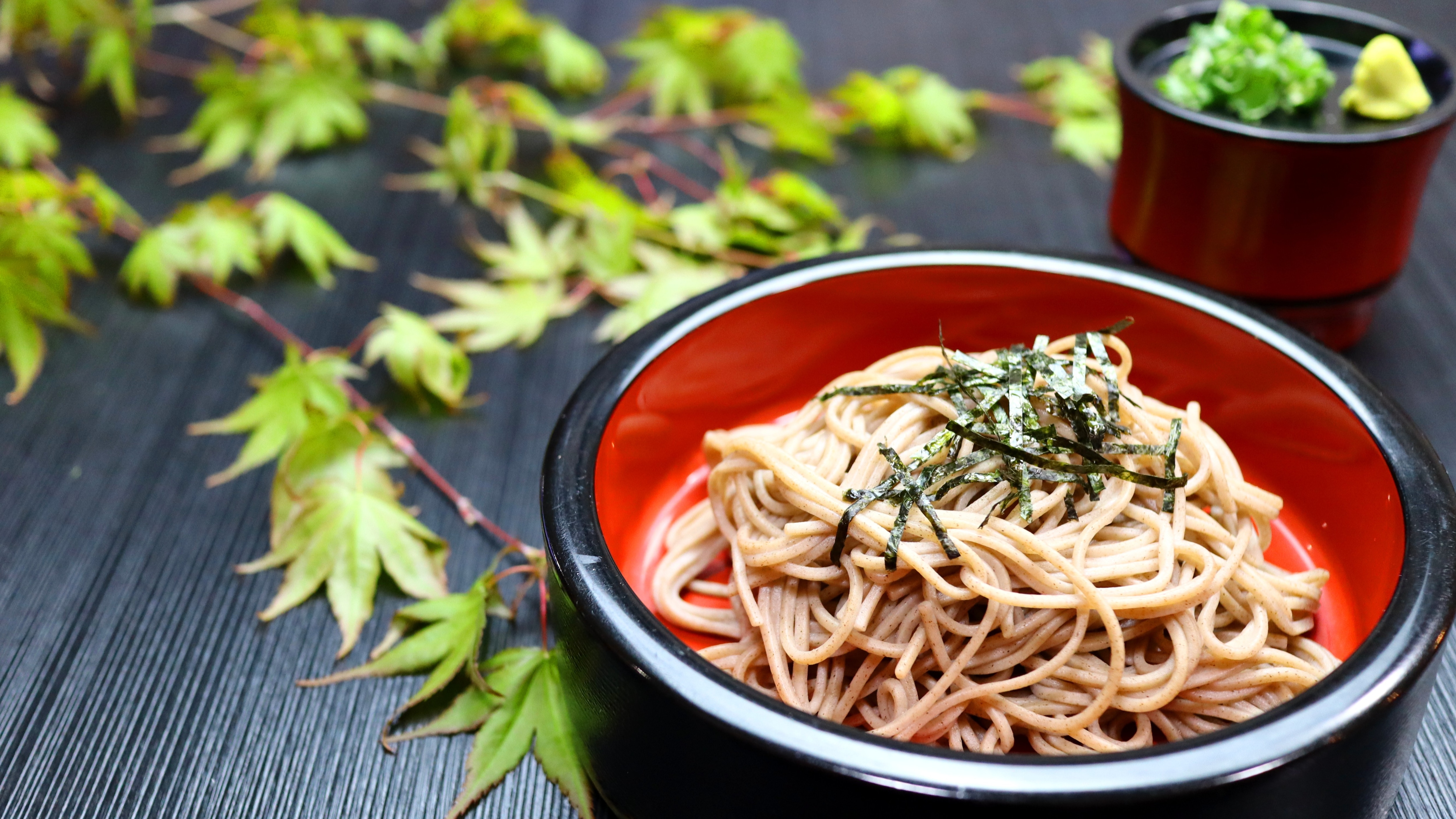 Dinner: Soba noodles included with the specially selected Wagyu beef upgrade plan. This is a service exclusive to Rakuten♪