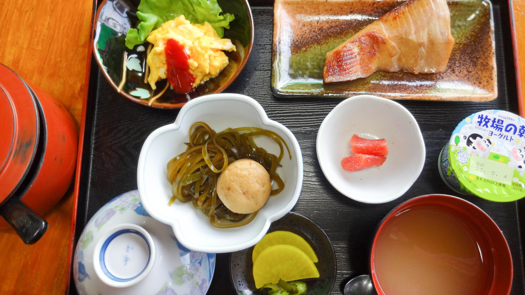 ・Example of breakfast on one day