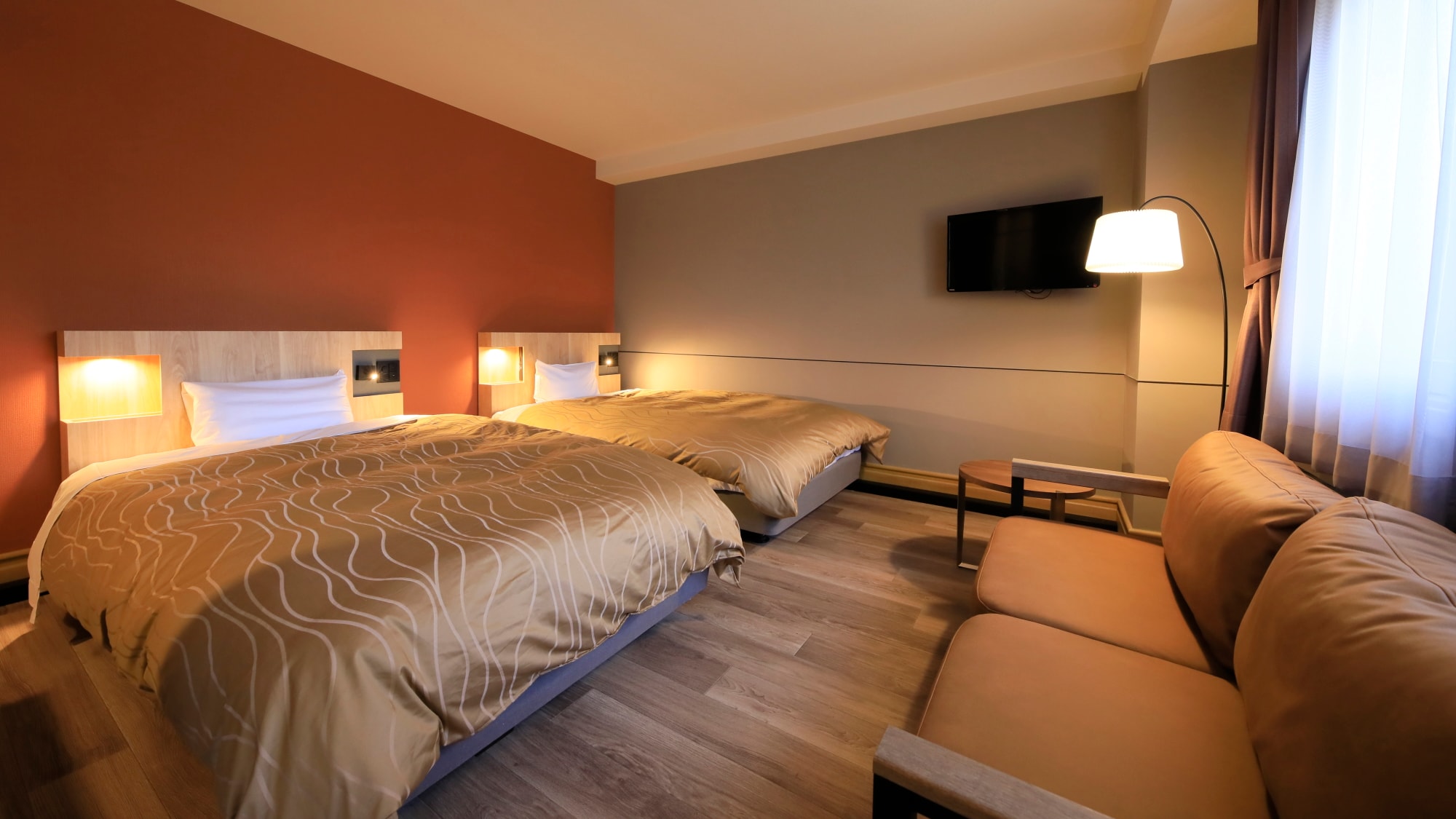 [Standard Twin Room] Capacity: 2 people / 28 square meters / Bathroom and toilet included / Wi-Fi available / Non-smoking