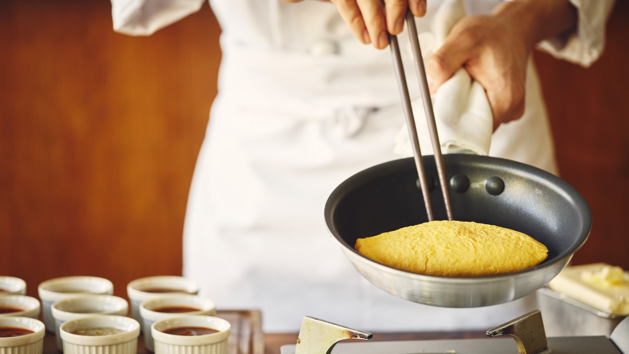 [Sarapan] Omelet Spesial ANA Crowne Plaza <Dapur Terbuka>