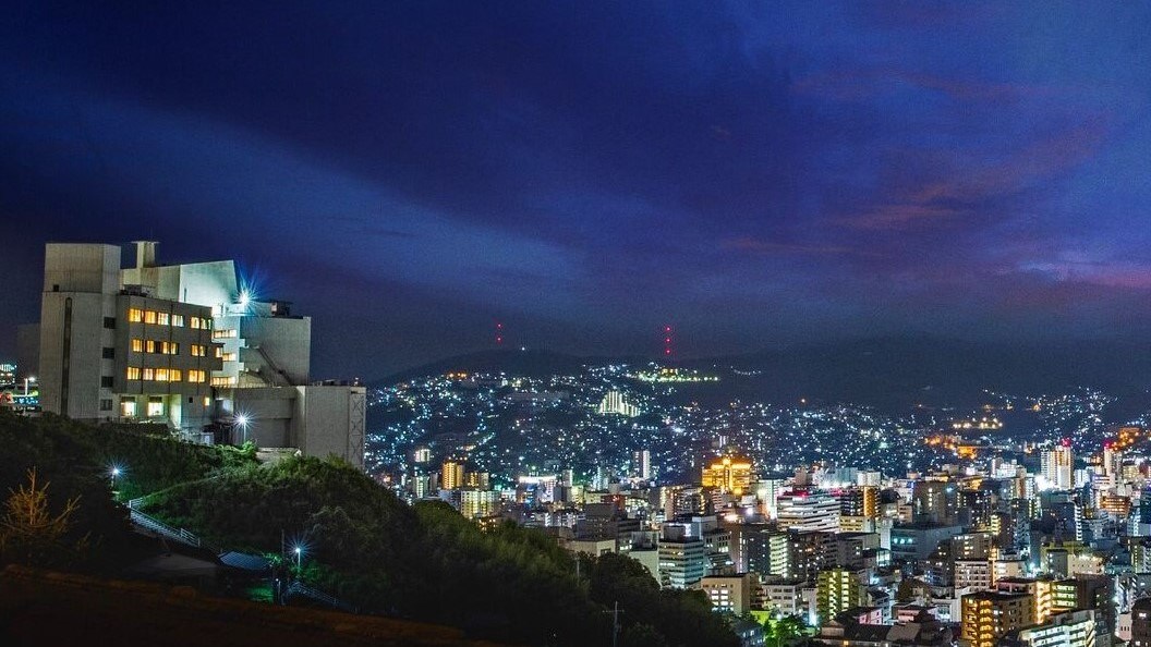 長崎酒店外觀夜景