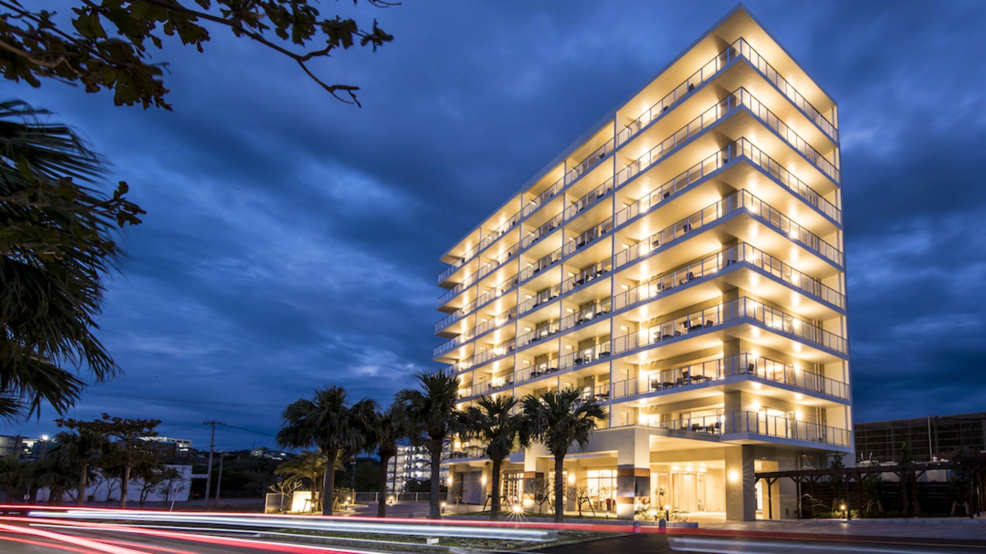 Exterior night view