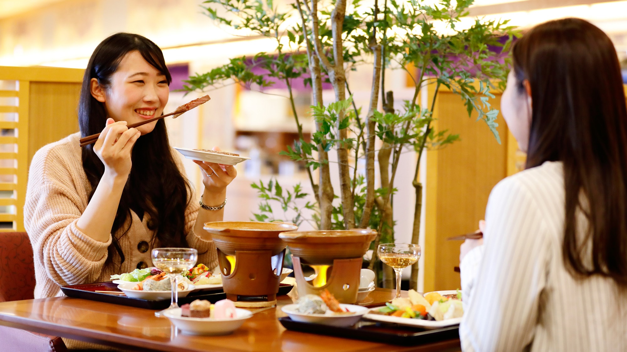 ◆ There will also be a demonstration of greener viking, steak and seafood grilled.