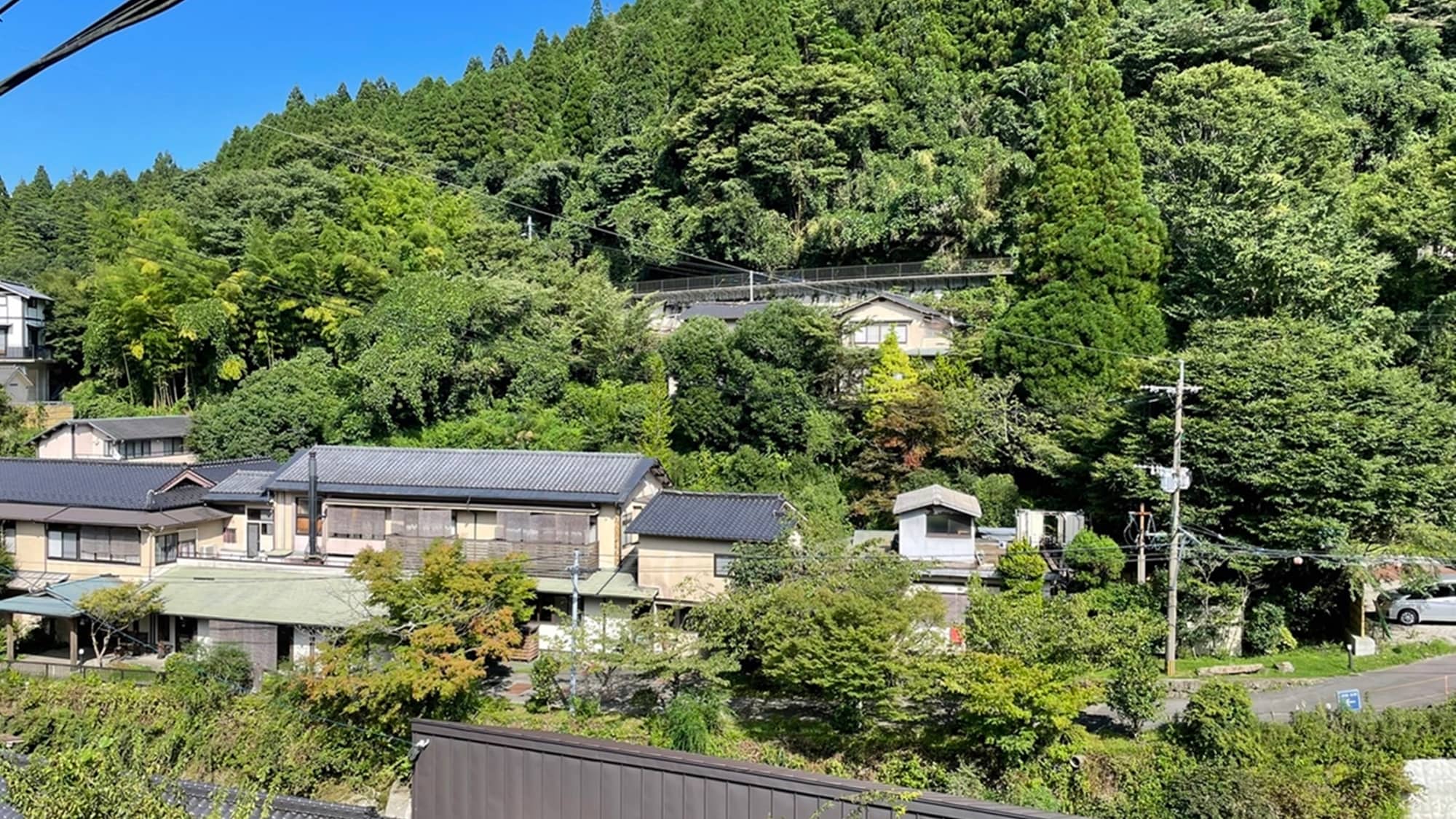 【从客房眺望的景色】可欣赏四季的风景。