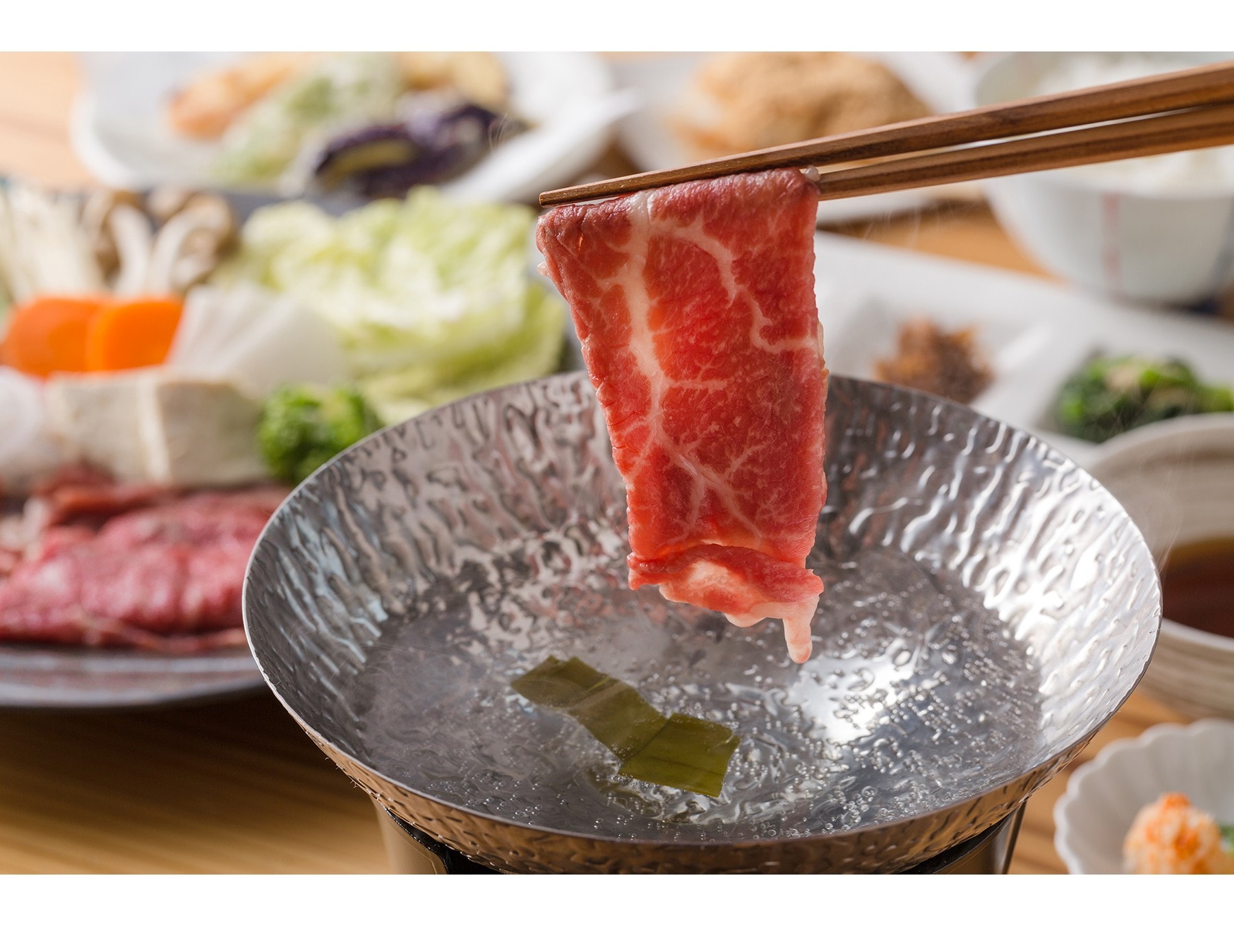 Paket makan shabu-shabu daging sapi Omi
