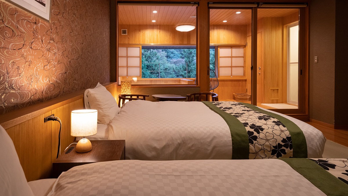 Simmons beds South building [with view bath (hot spring)] Twin bedroom 303