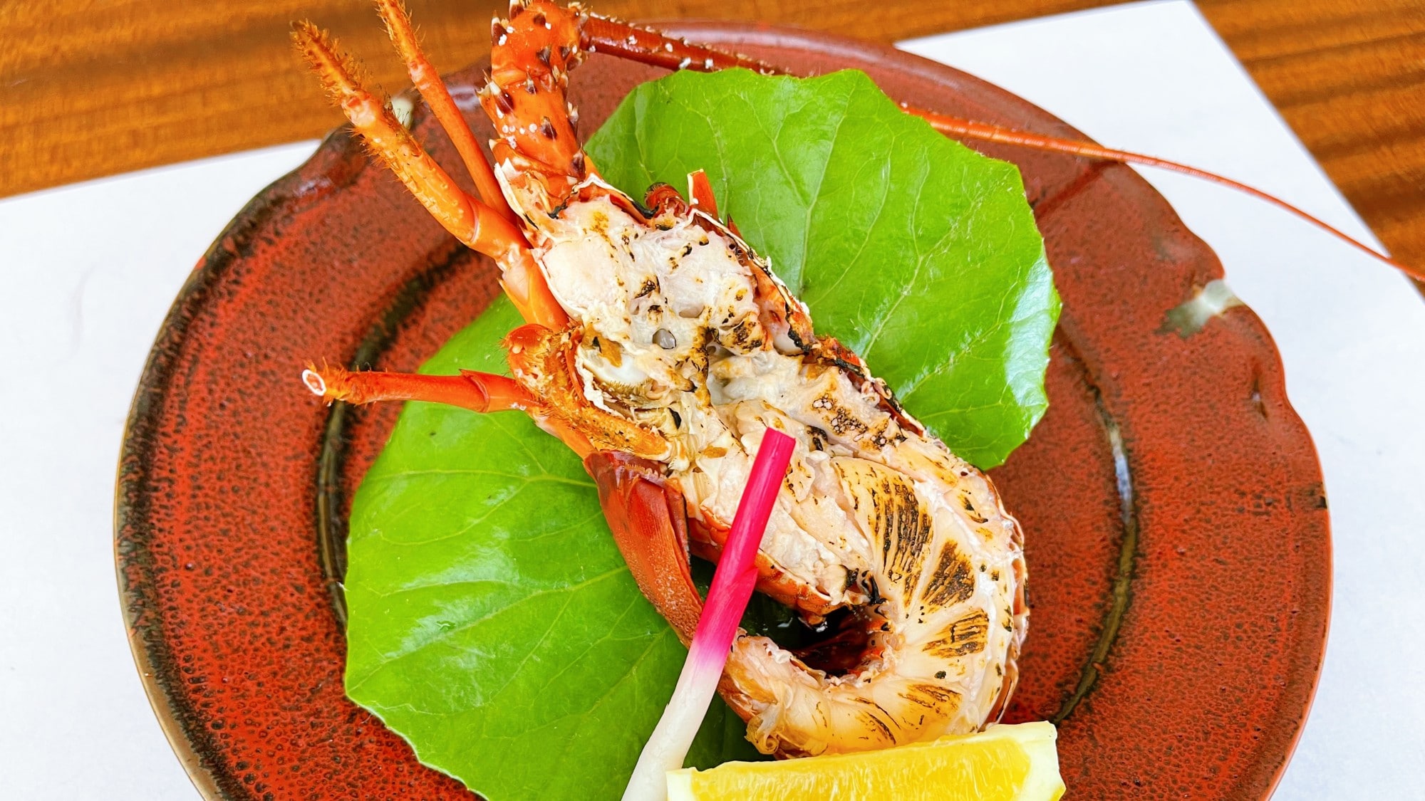Image of grilled salted spiny lobster