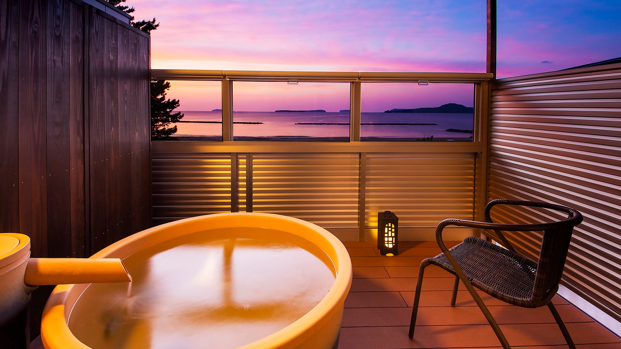 ■Open-air bath in guest room [Wave Sound "2"] (image) ■NEW OPEN in March 2022