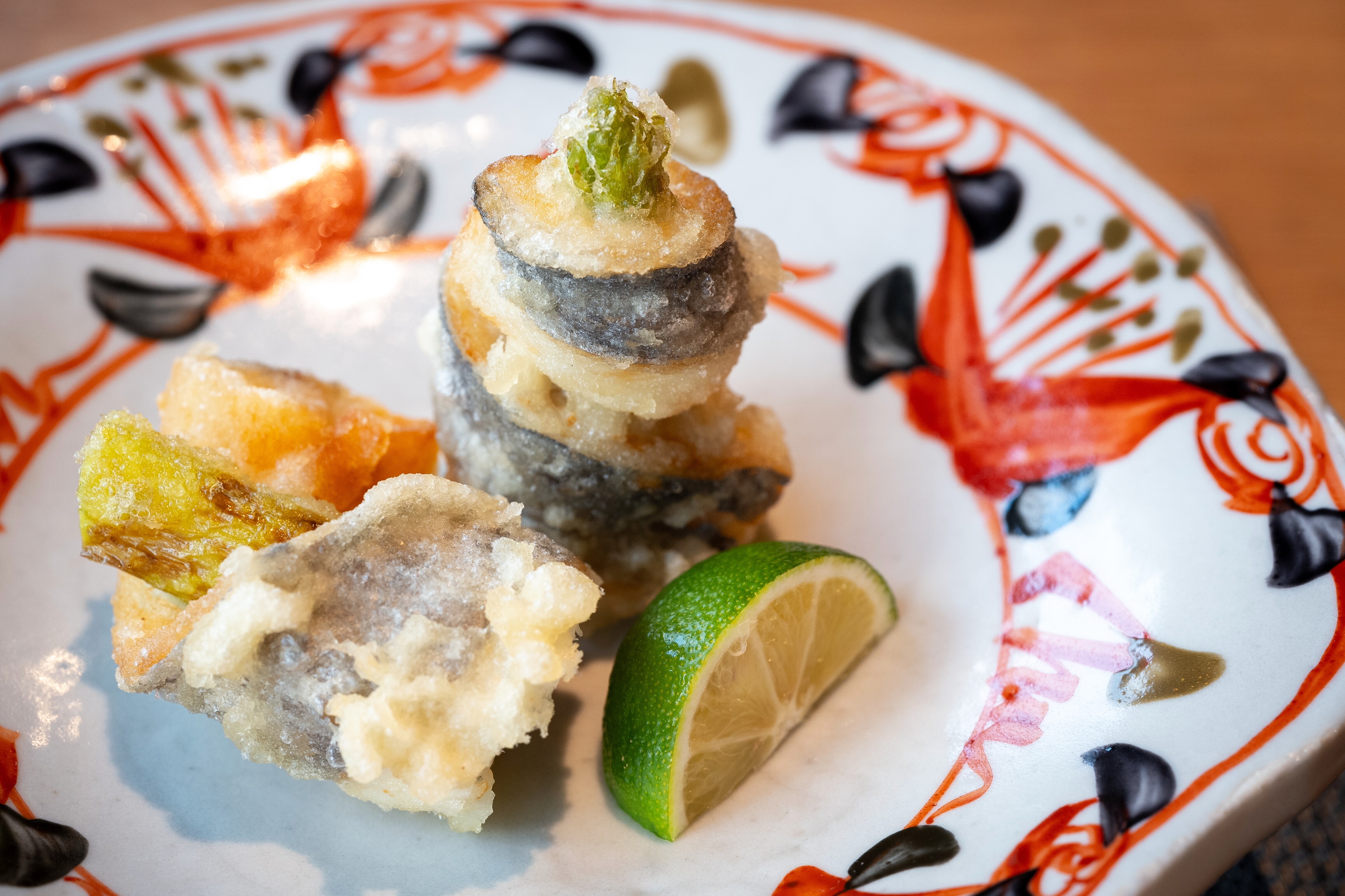 Seto local fish course: "Deep-fried dishes"