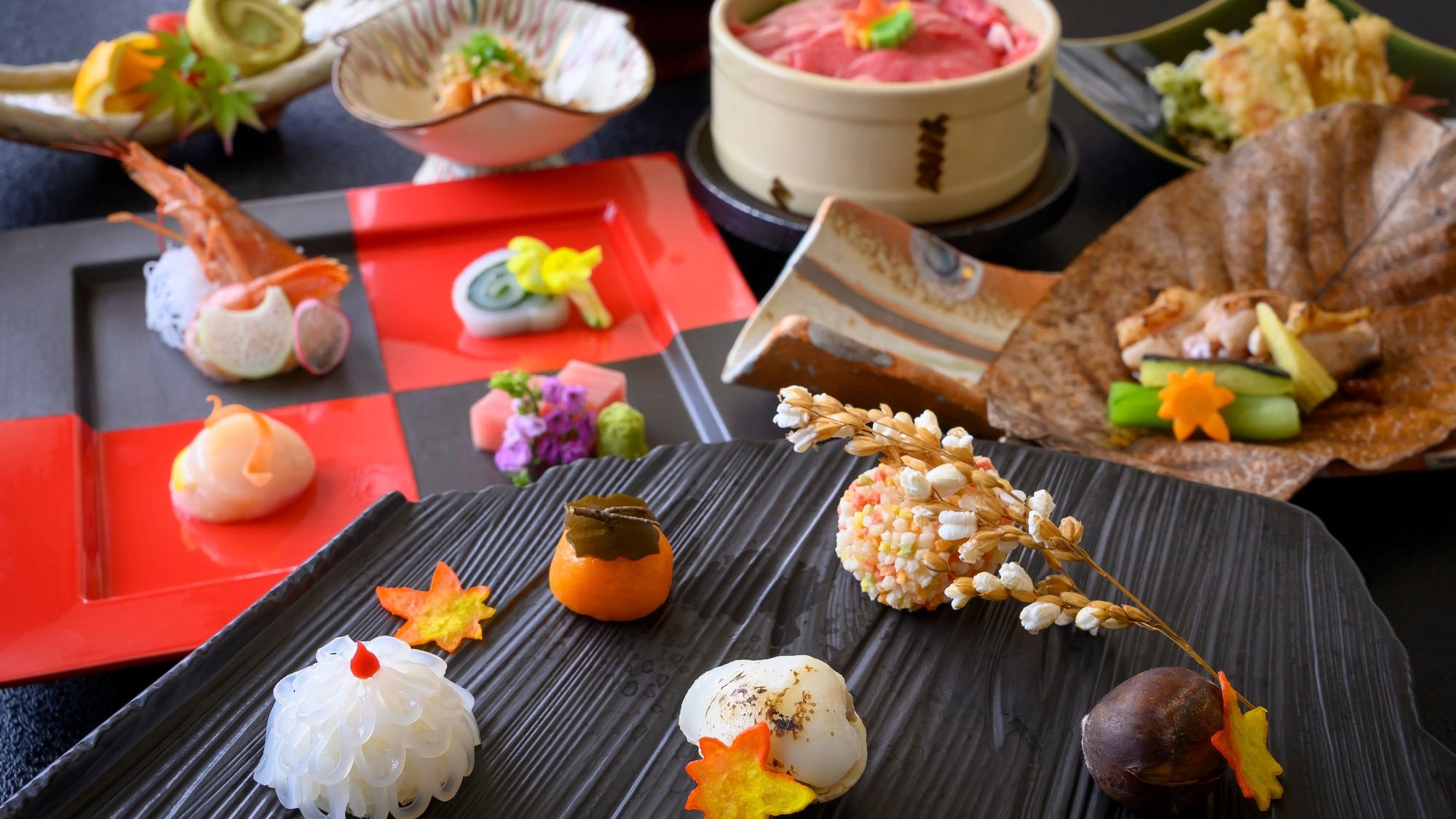 【秋季懷石料理套餐】廚師的細心體現在每個細節