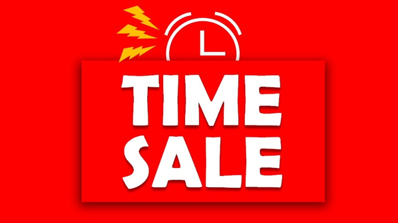 Time sale banner